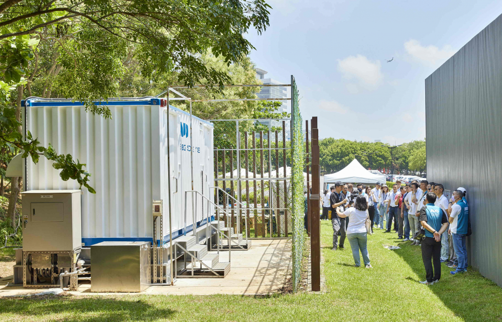 友達西大墩窯文化館建置屋頂全綠電及儲能櫃，為兼具創能儲能的永續綠能場域