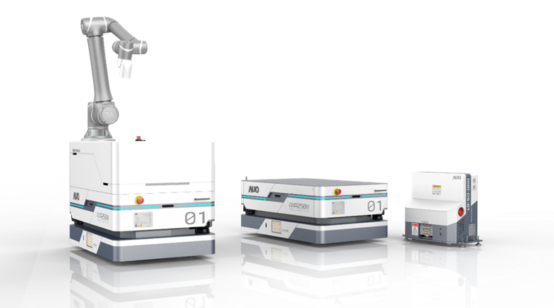 友達數位開發的自主式移動機器人（AMR250M），搭配全向輪並結合AI演算法、2D LiDAR、3D攝影機等技術，協助客戶實現產線全自動化